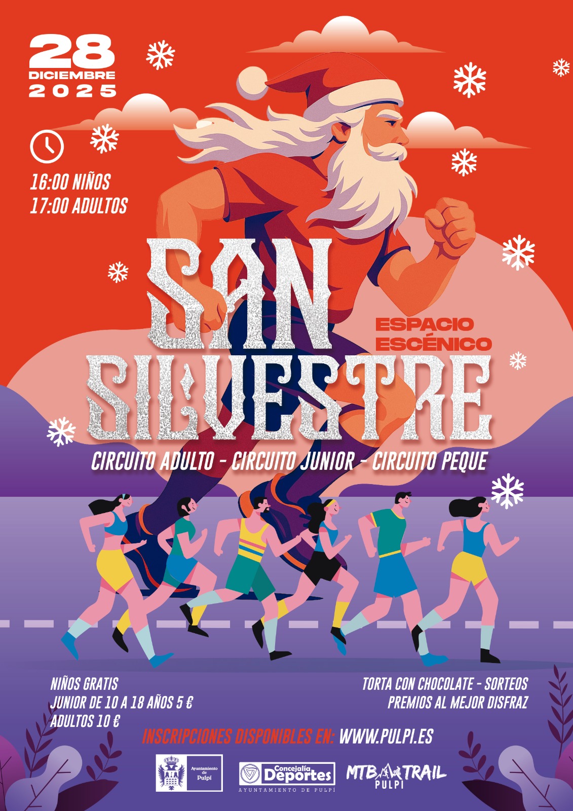 CARRERA SAN SILVESTRE PULPILEÑA 28 DICIEMBRE 2025